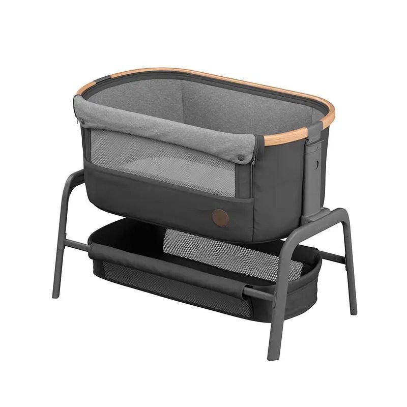 Cuna Colecho Lora Essential Grey + Juego sabanas jirafa 3 Cuna Colecho Lora Essential Grey + Juego sabanas jirafa - Imagen 3