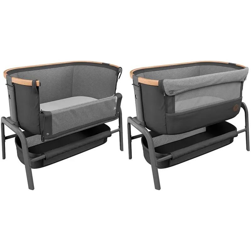 Cuna Colecho Lora Essential Grey + Juego sabanas jirafa 2 Cuna Colecho Lora Essential Grey + Juego sabanas jirafa - Imagen 2