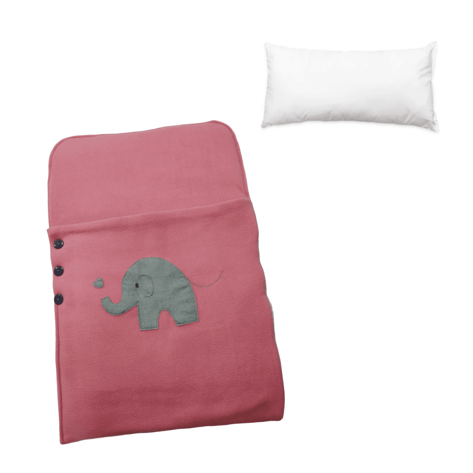 Set Saco de dormir Rosa más almohada hipoalergénica microporosa 1 Set Saco de dormir Rosa más almohada hipoalergénica microporosa
