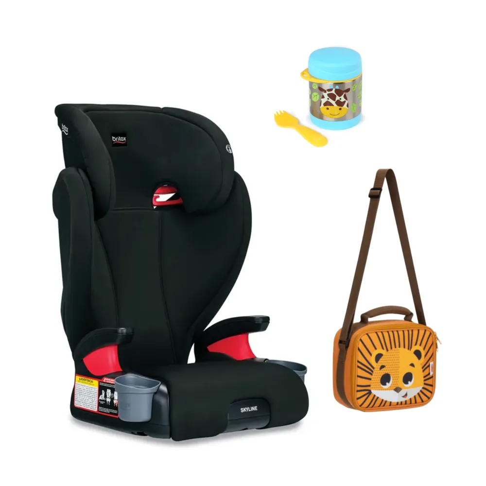 Silla Sky Dusk Britax + Termo Jirafa + Lonchera Jaguar 1 Silla Sky Dusk Britax + Termo Jirafa + Lonchera Jaguar