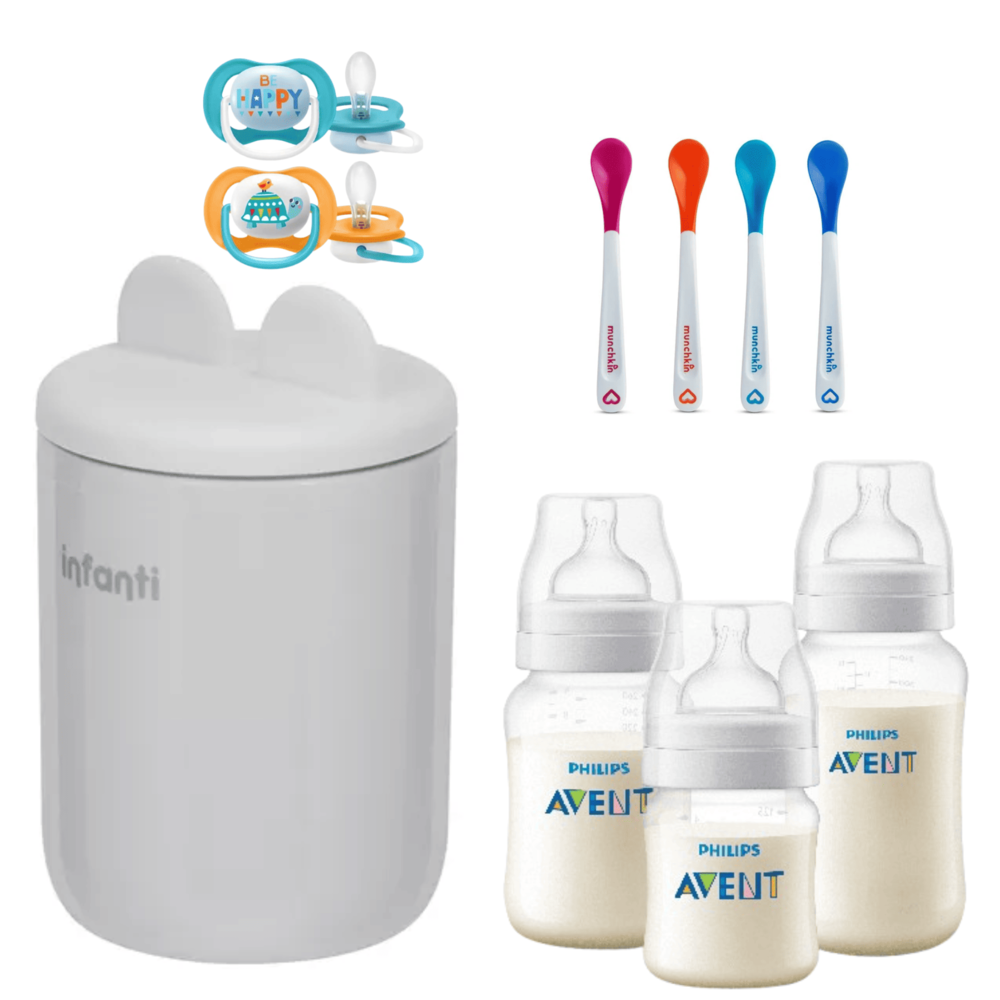 Esterilizador Microondas 2 Biberones más regalo Almohada 1 Esterilizador Microondas 2 Biberones más regalo Almohada