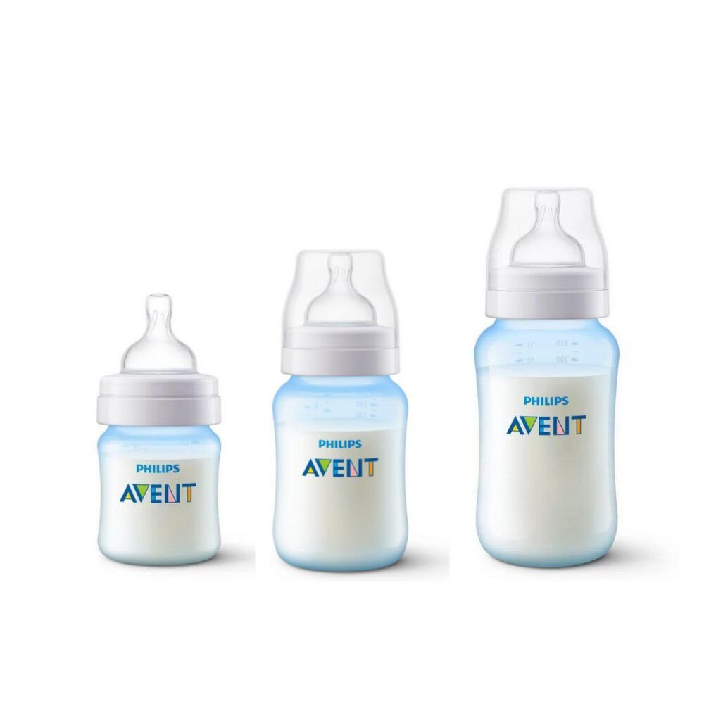 3 Mamaderas Anticolic Azul + 2 Chupetes Ultra air 0-6m Nocturnos 2 3 Mamaderas Anticolic Azul + 2 Chupetes Ultra air 0-6m Nocturnos - Imagen 2