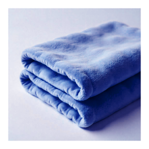 Manta Suave para Bebé Color Azul acero 113x70 cm  Confort Total