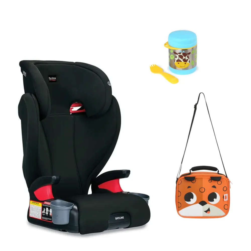 Silla Sky Dusk Britax + Termo Jirafa + Lonchera León 1 Silla Sky Dusk Britax + Termo Jirafa + Lonchera León