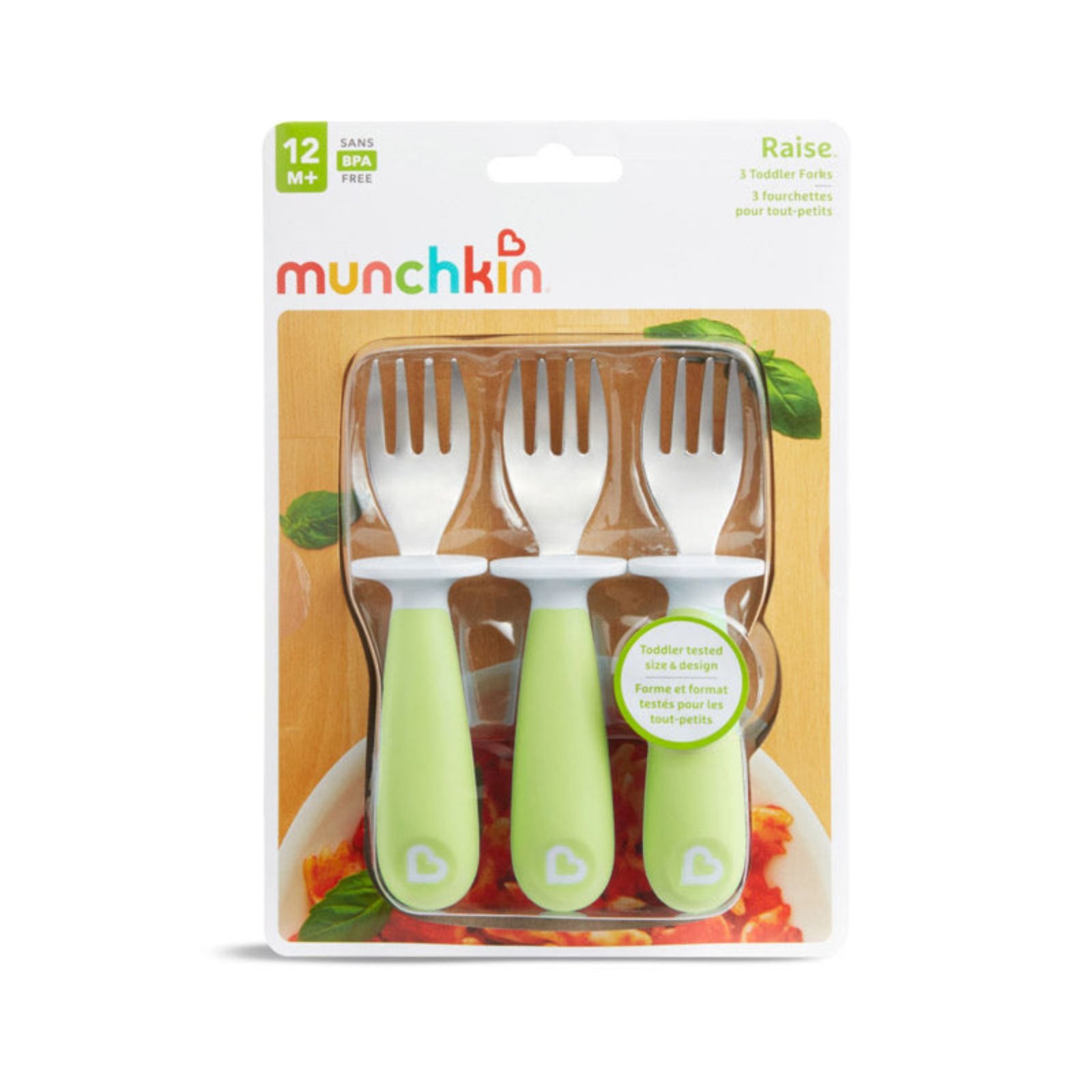 Set de 3 Tenedores Verde Claro Munchkin 1 Set de 3 Tenedores Verde Claro Munchkin