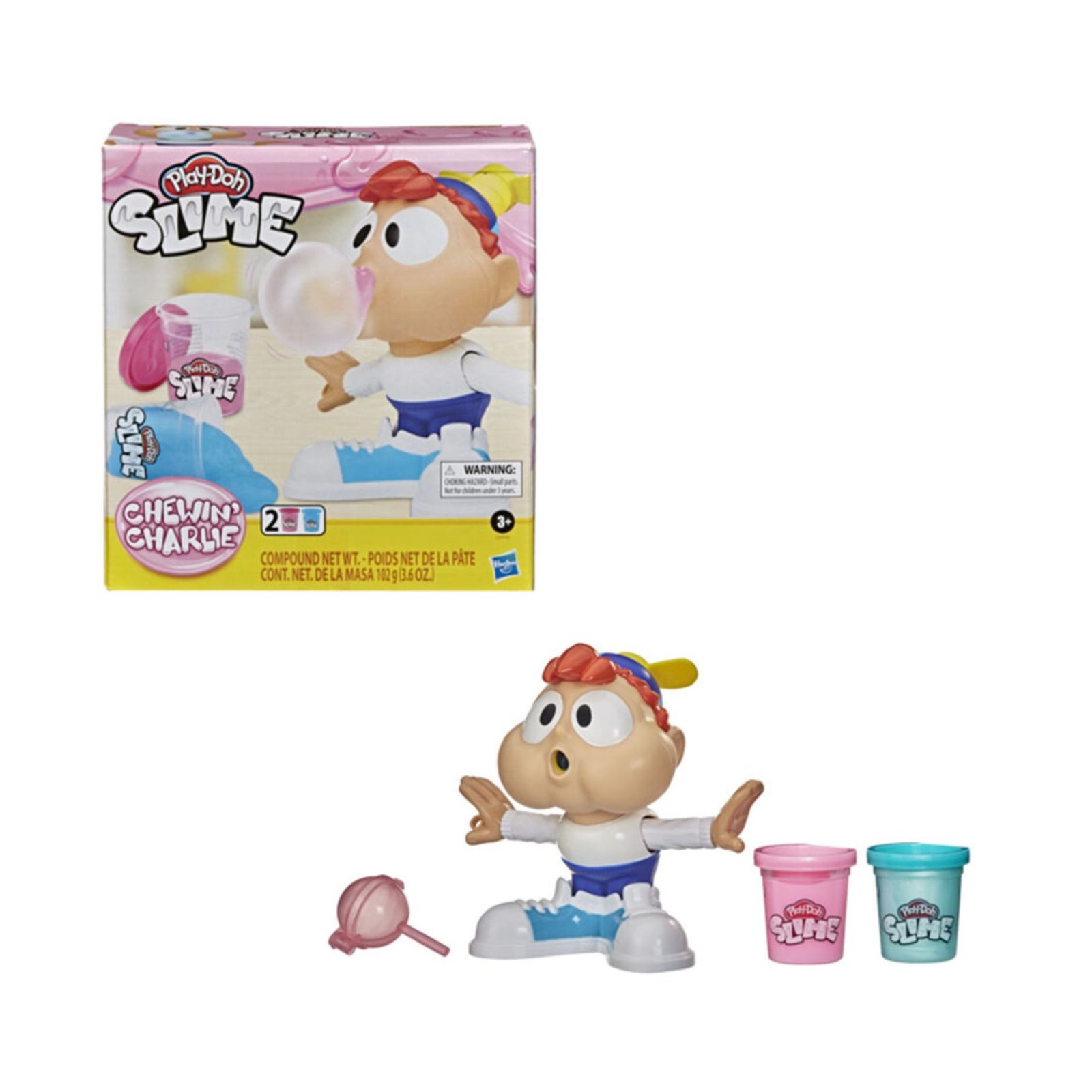Juego de Burbujas Hasbro Play-Doh Slime Chewin' Charlie Slime 3 Juego de Burbujas Hasbro Play-Doh Slime Chewin' Charlie Slime - Imagen 3