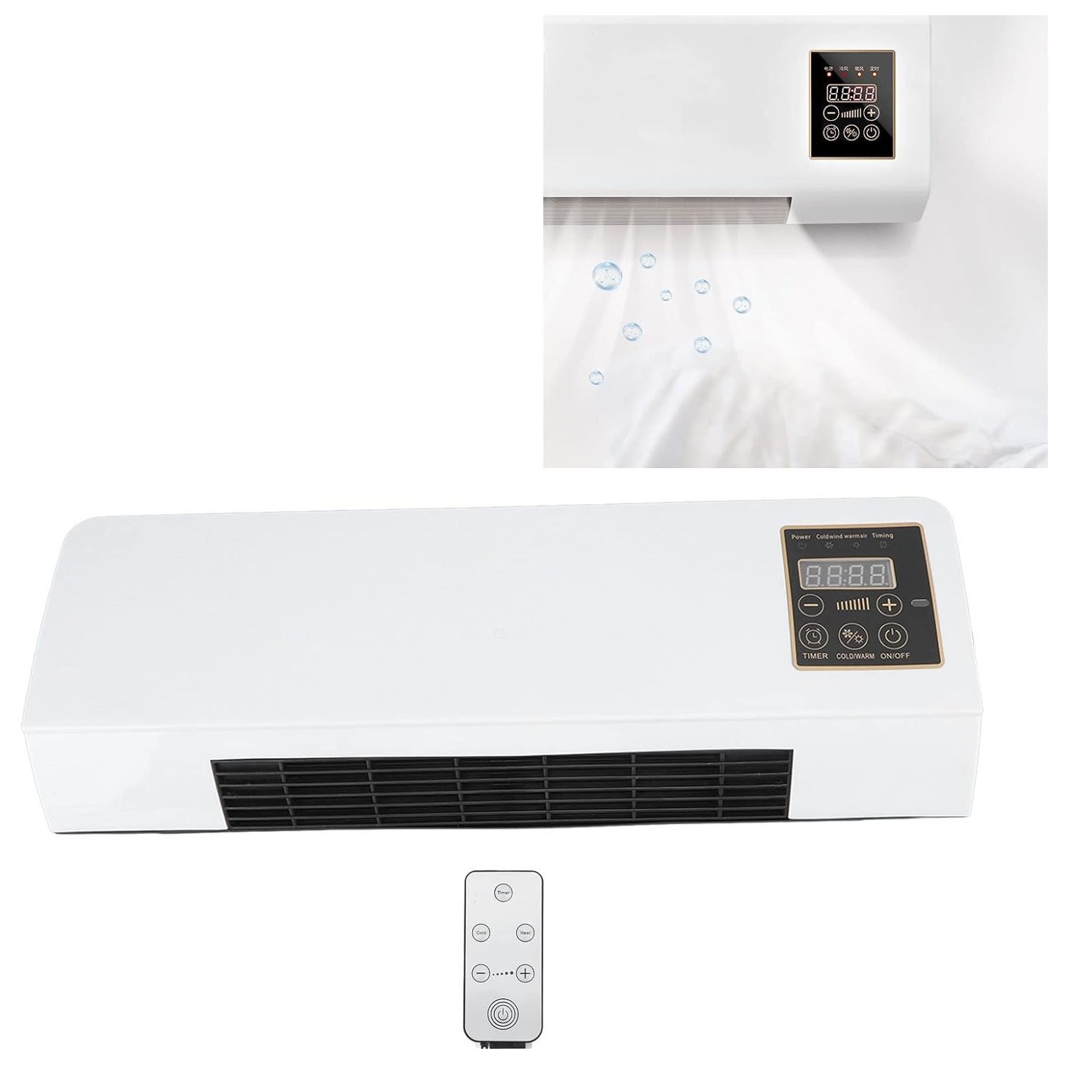 2 Calentador y Aire Acondicionado 2 En 1 Eléctrico para pared 9 2 Calentador y Aire Acondicionado 2 En 1 Eléctrico para pared - Imagen 9