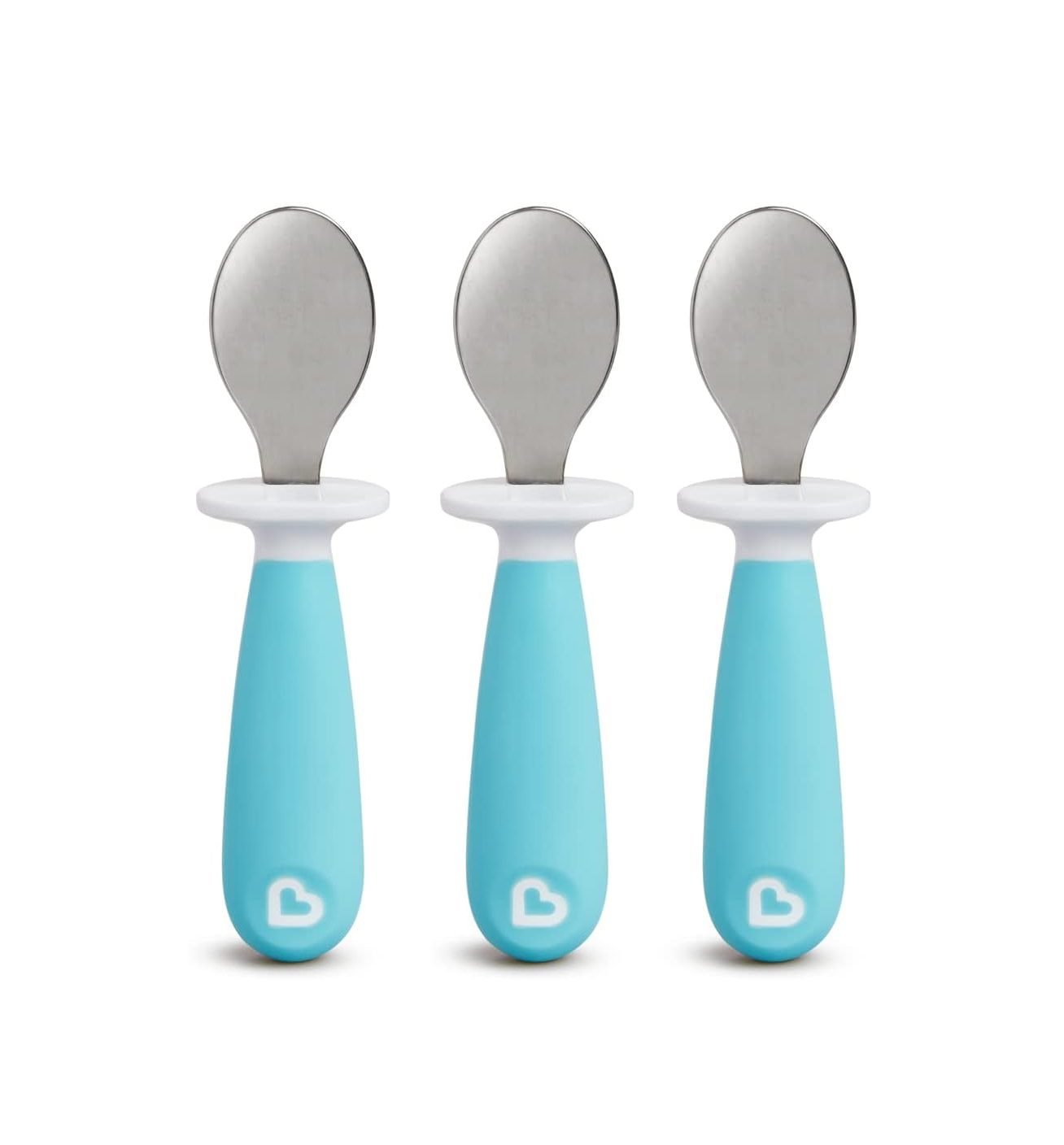 Set de 3 Cucharas Celeste Munchkin 2 Set de 3 Cucharas Celeste Munchkin - Imagen 2