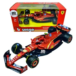 Formula 1 Ferrari Sf-24 #55 Carlos Sainz Escala 1:43, Metal Color Rojo