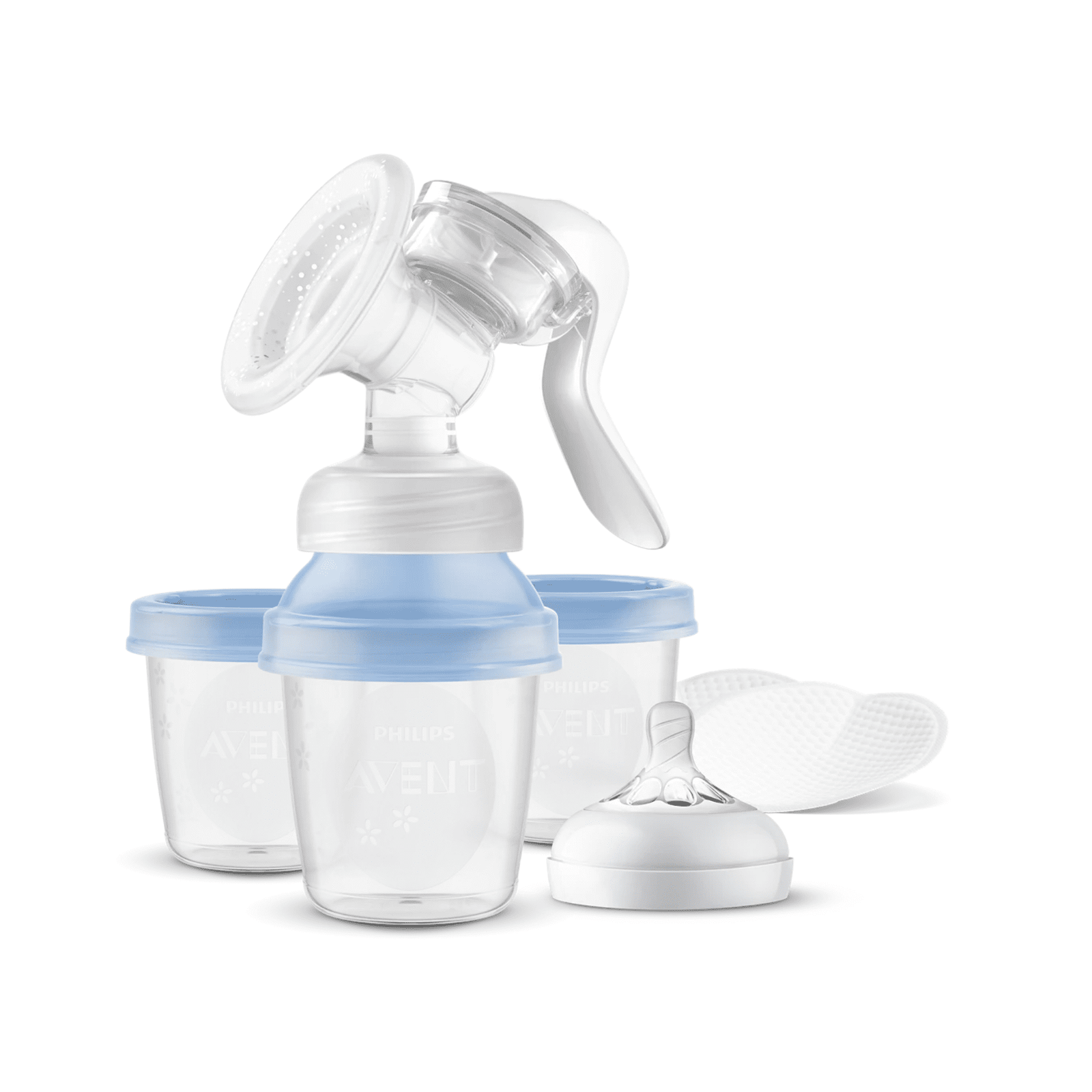 Extractor de leche manual Avent + Set de 3 mamaderas Translúcido 7 Extractor de leche manual Avent + Set de 3 mamaderas Translúcido - Imagen 7