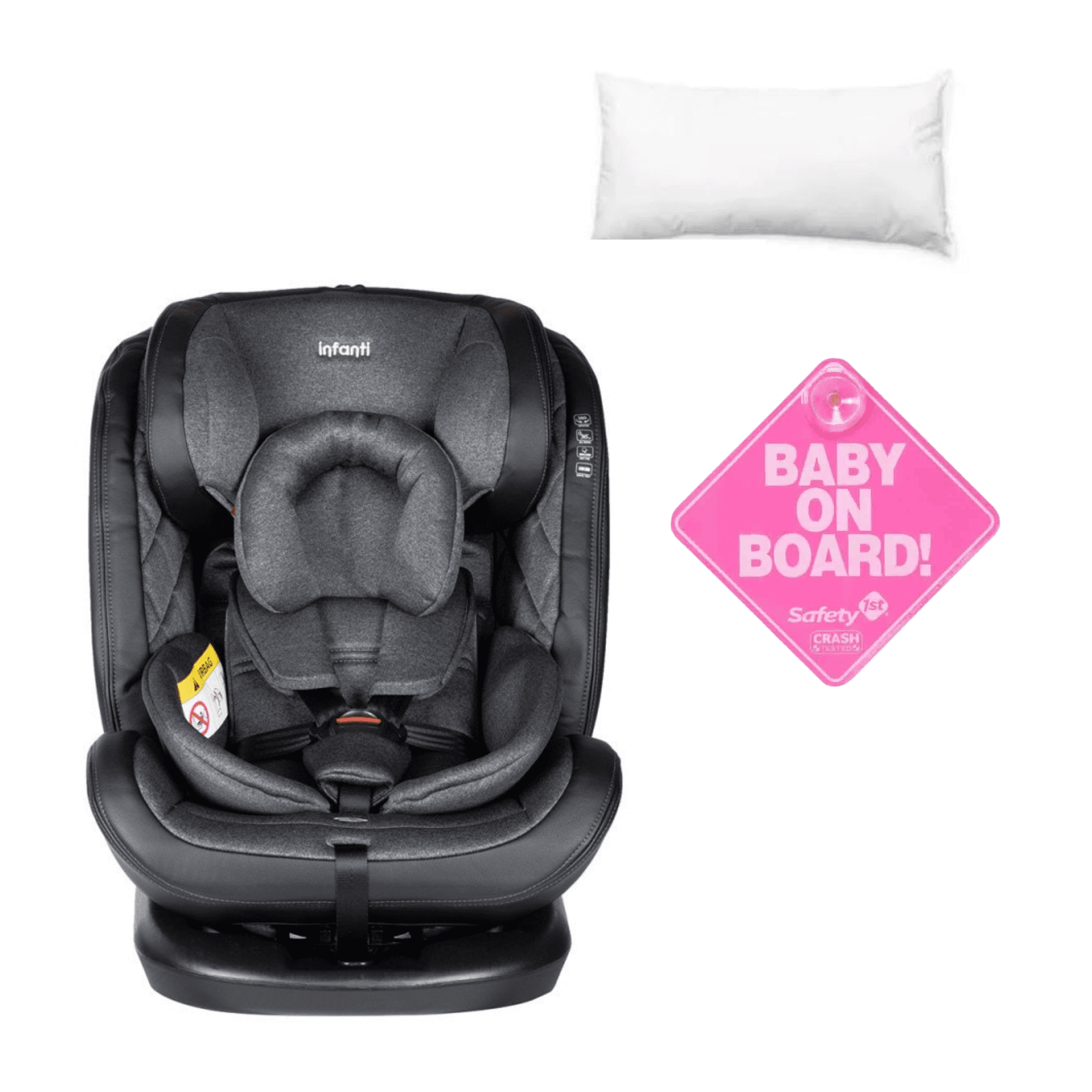Silla auto I-Giro 360 Más letrero Bebé a bordo - cojín 1 Silla auto I-Giro 360 Más letrero Bebé a bordo - cojín