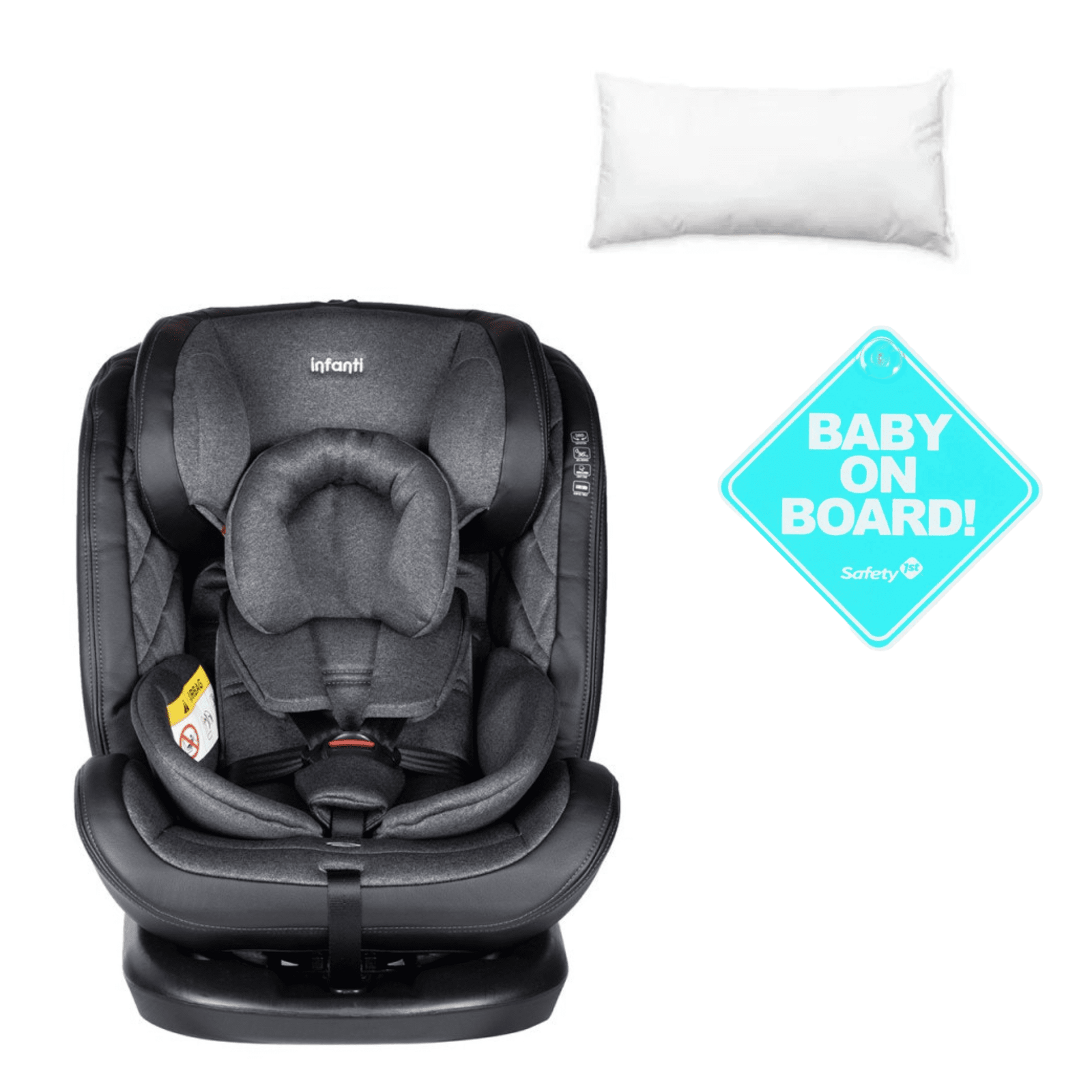 Silla auto I-Giro 360 Más letrero Bebé a bordo - cojín 1 Silla auto I-Giro 360 Más letrero Bebé a bordo - cojín