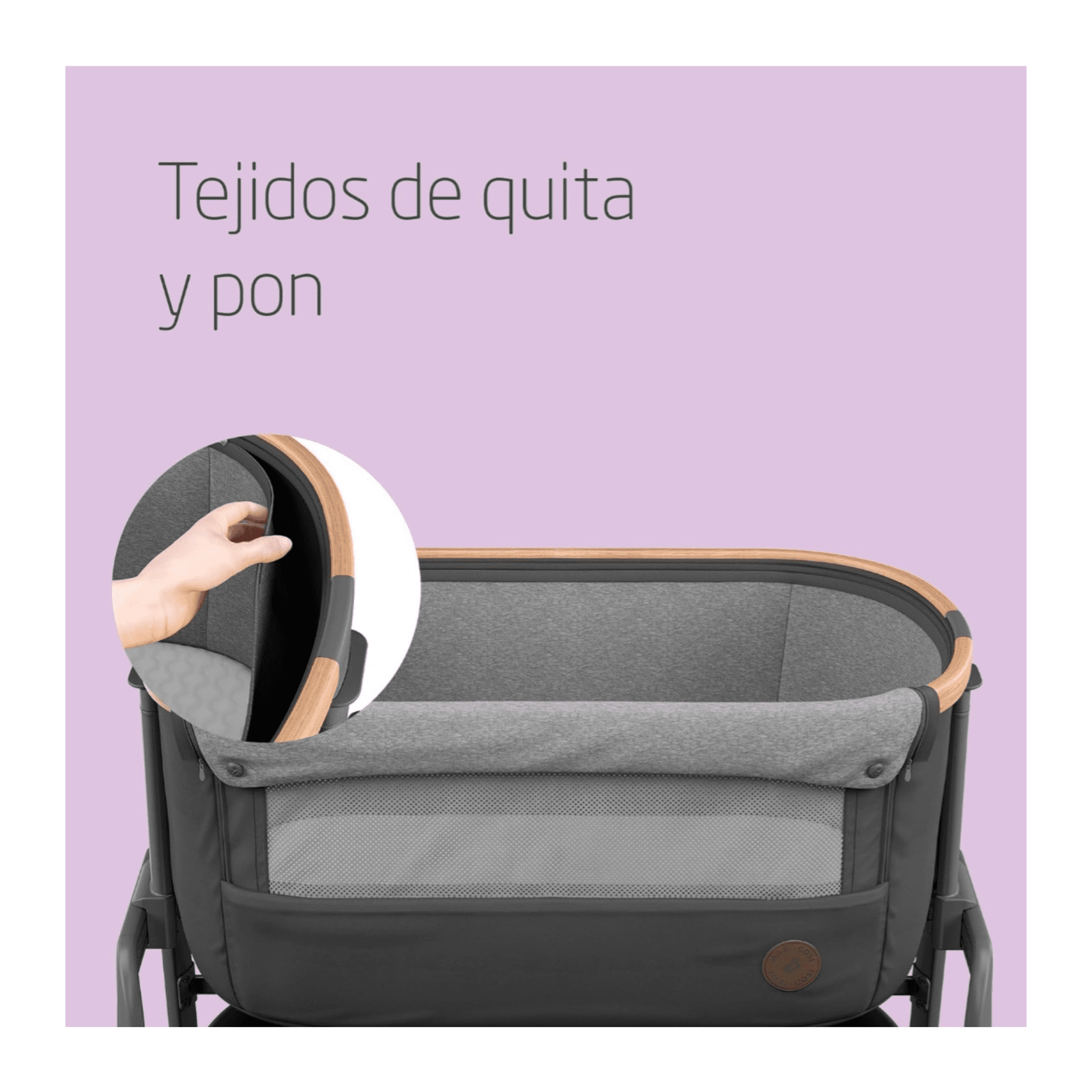 Cuna Colecho Lora Essential - Protector-Cojin Cervical 18 Cuna Colecho Lora Essential - Protector-Cojin Cervical - Imagen 18