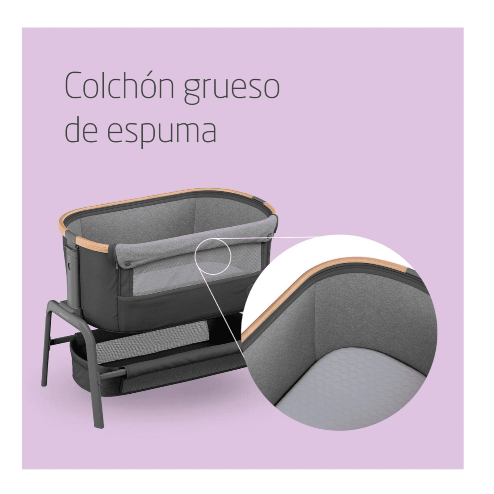 Cuna Colecho Lora Essential - Protector-Cojin Cervical 17 Cuna Colecho Lora Essential - Protector-Cojin Cervical - Imagen 17