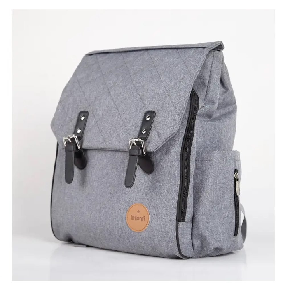 Mochila Maternal Aspen Gris Infanti 2 Mochila Maternal Aspen Gris Infanti - Imagen 2