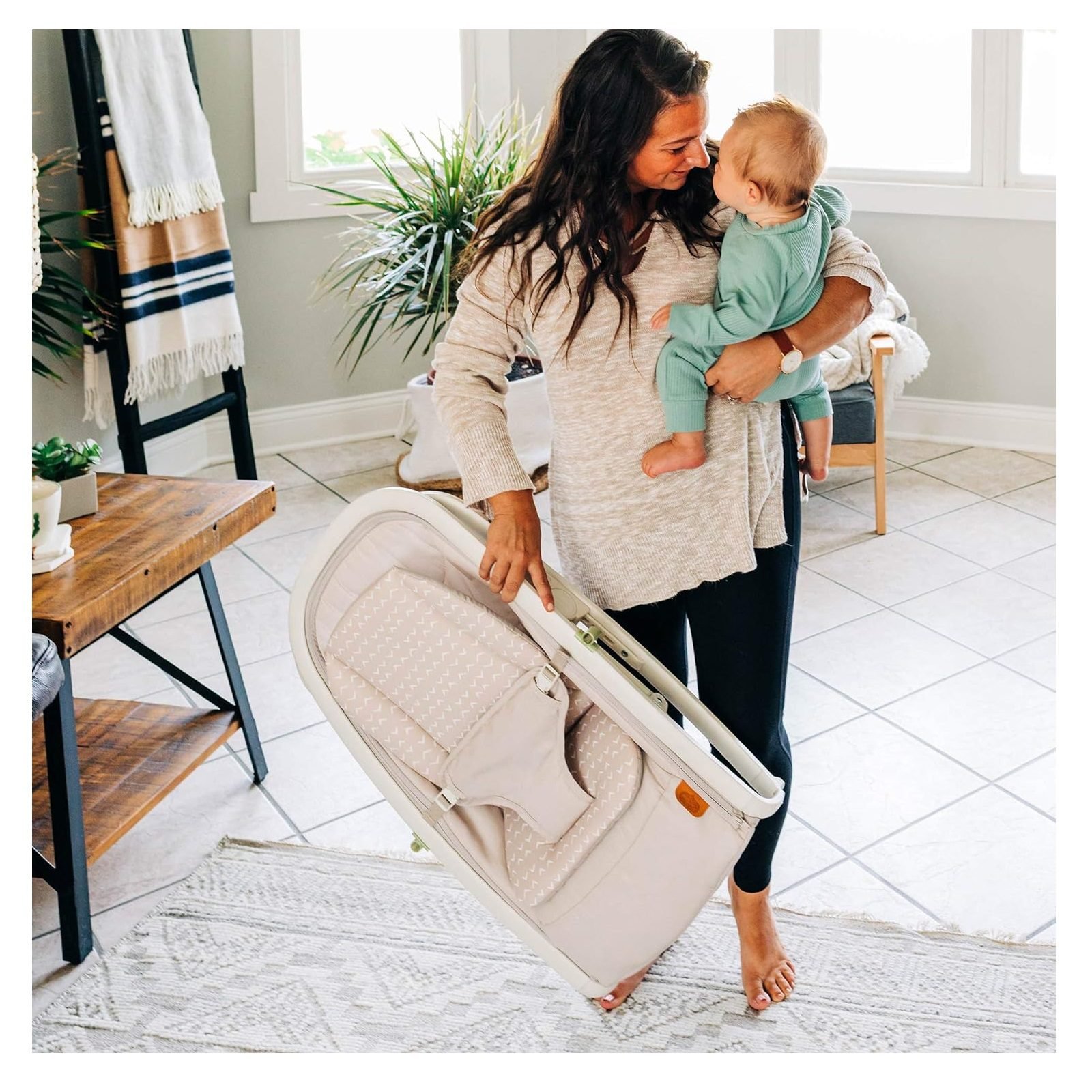 Silla Nido Mecedora Rocker Boho Chic 2 en 1 14 Silla Nido Mecedora Rocker Boho Chic 2 en 1 - Imagen 14