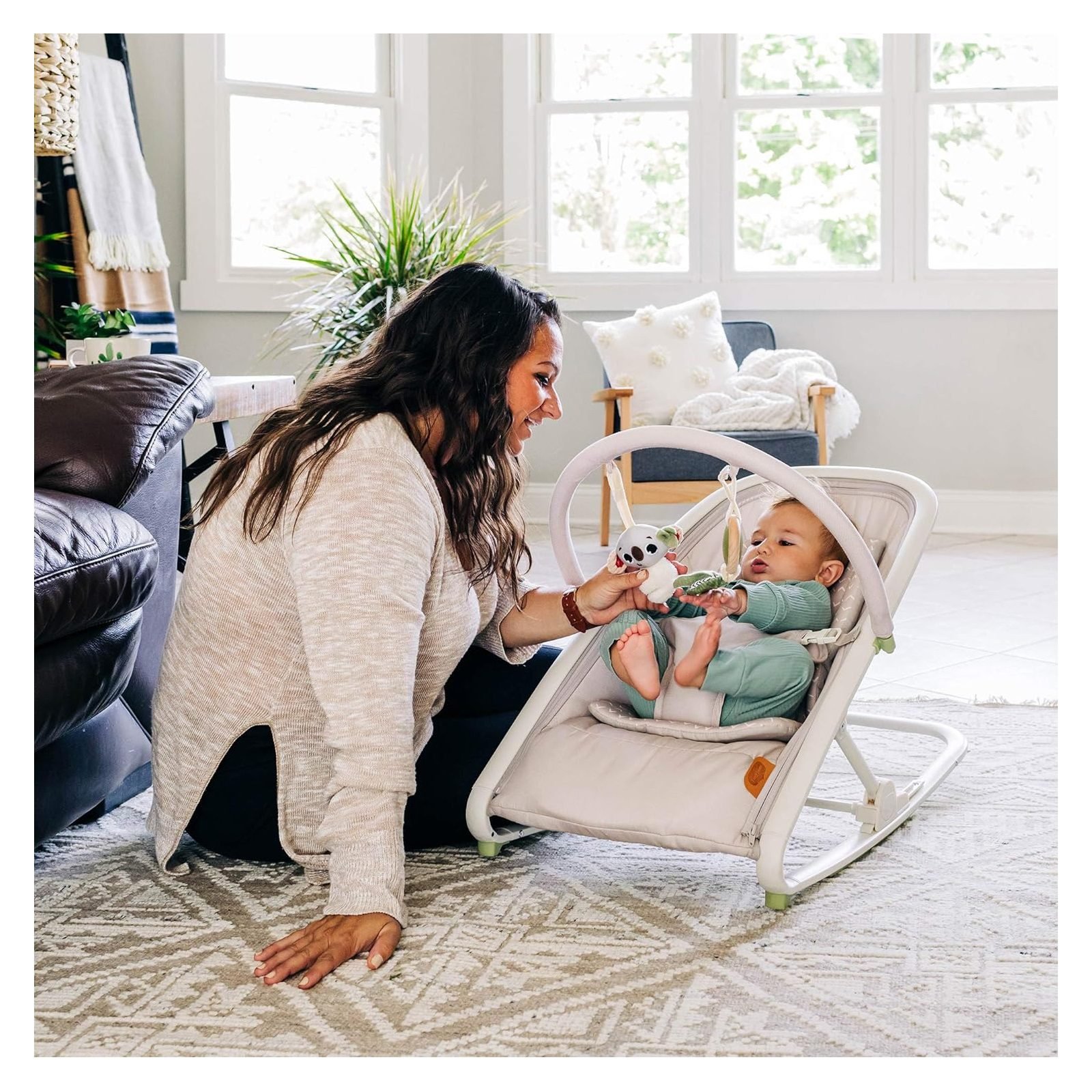 Silla Nido Mecedora Rocker Boho Chic 2 en 1 15 Silla Nido Mecedora Rocker Boho Chic 2 en 1 - Imagen 15