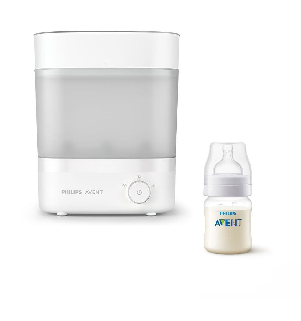 Pack Esterilizador eléctrico más Mamadera 260ml 1 Pack Esterilizador eléctrico más Mamadera 260ml