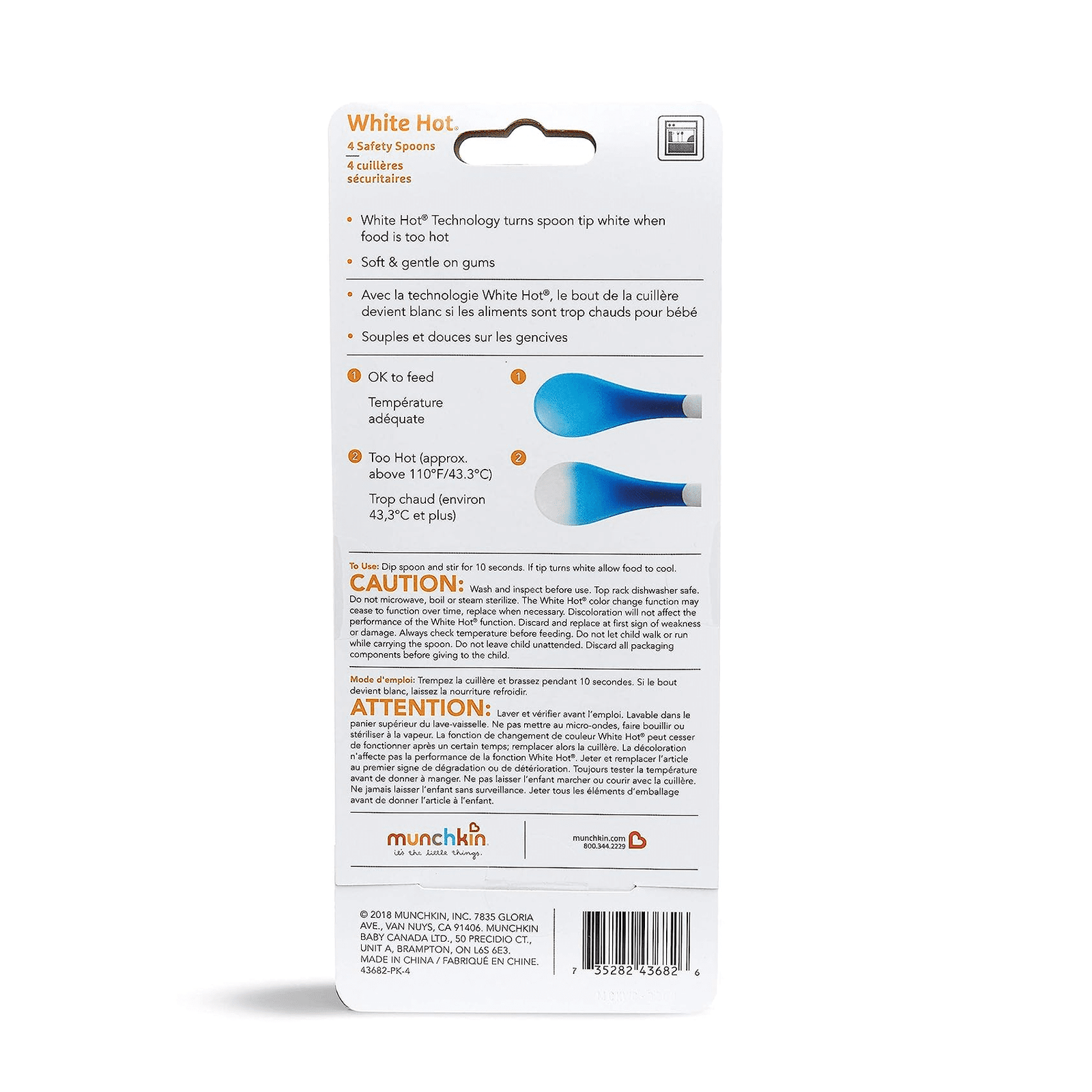 Set de 4 Cucharas C/sensor de Temperatura Munchkin 6 Set de 4 Cucharas C/sensor de Temperatura Munchkin - Imagen 6