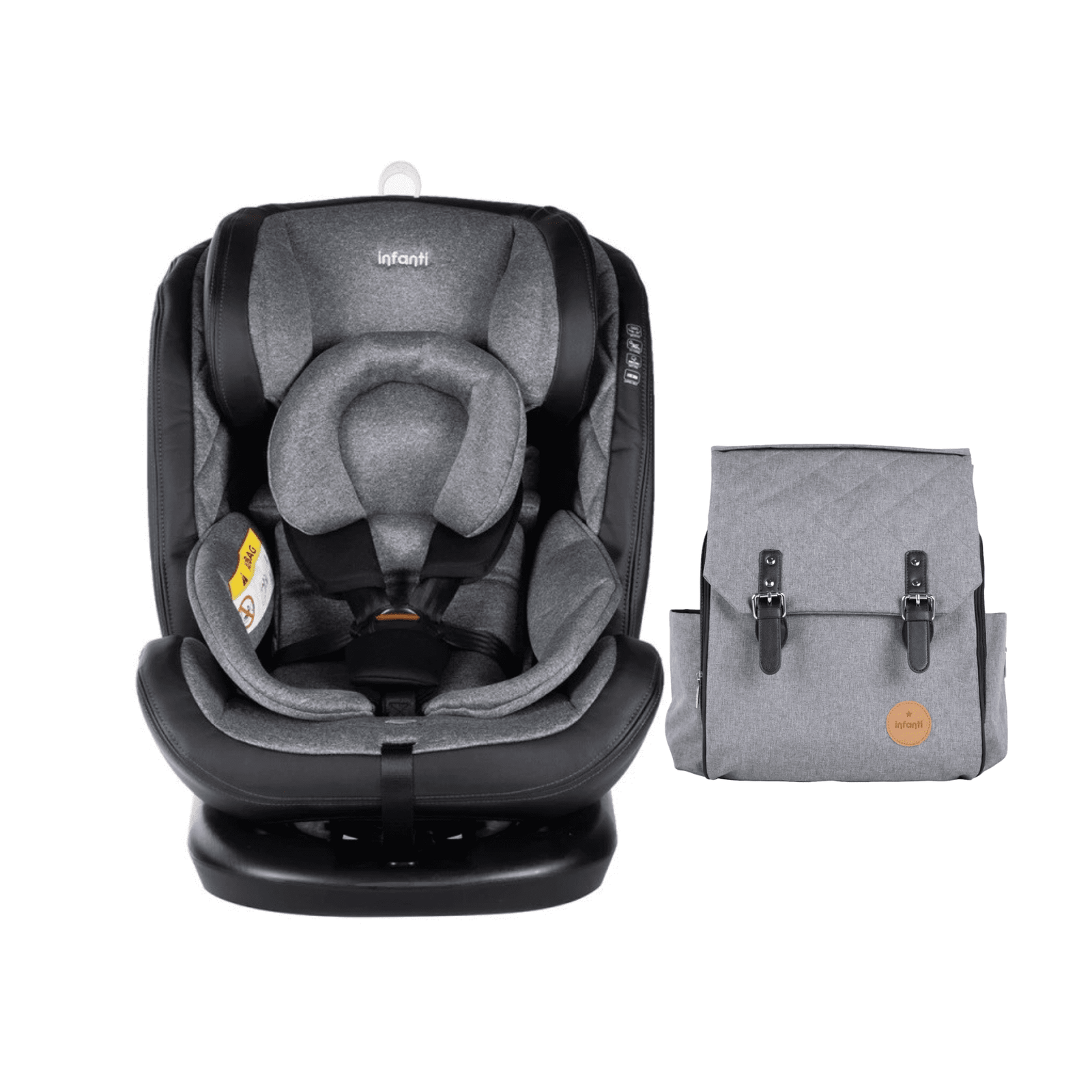 SILLA DE AUTO CONVERTIBLE I-GIRO 360° + Mochila Maternal Aspen 1 SILLA DE AUTO CONVERTIBLE I-GIRO 360° + Mochila Maternal Aspen