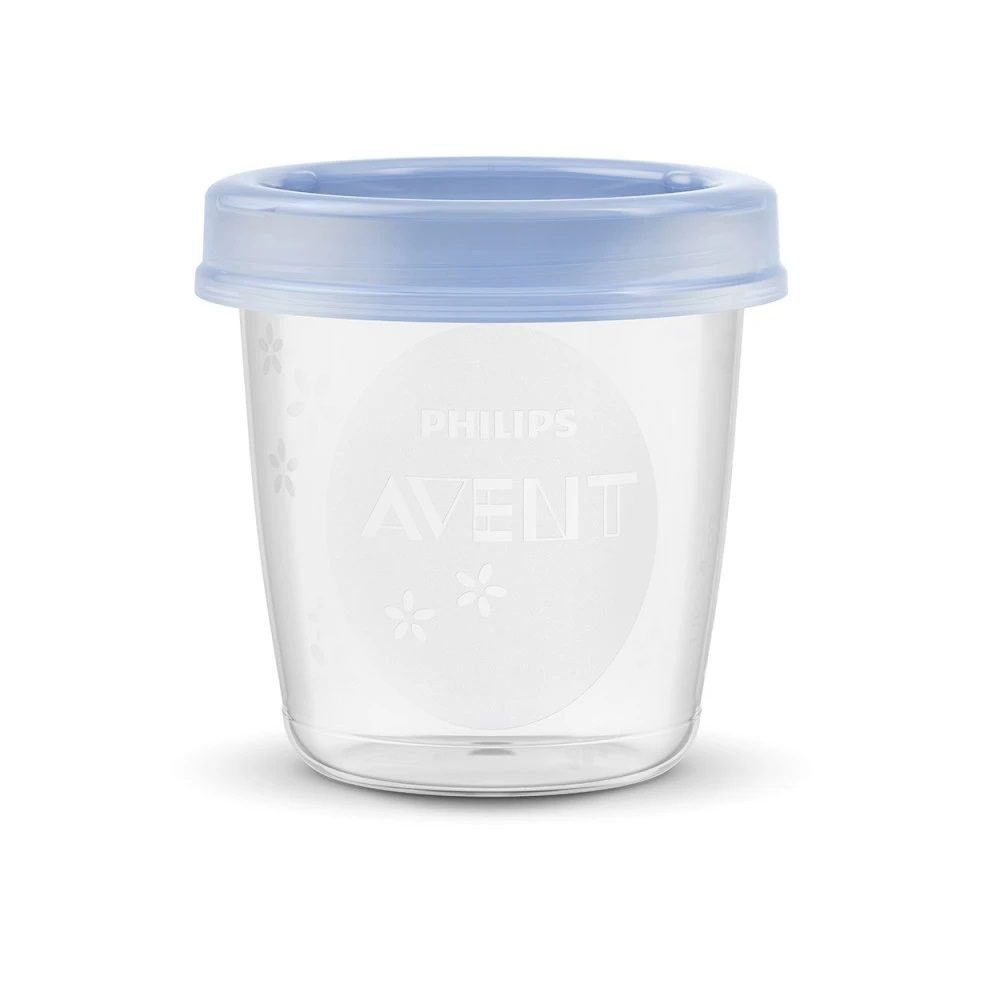 Avent Set 10 Vasos de almacenamiento 0m+ 180ml 2 Avent Set 10 Vasos de almacenamiento 0m+ 180ml - Imagen 2