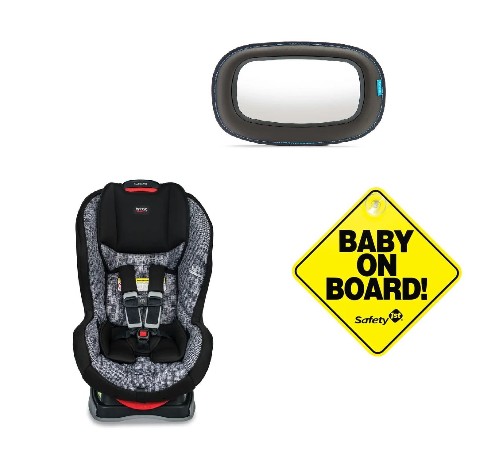 Silla De Auto Convertible Allegiance Static mas Baby on board y espejo 1 Silla De Auto Convertible Allegiance Static mas Baby on board y espejo
