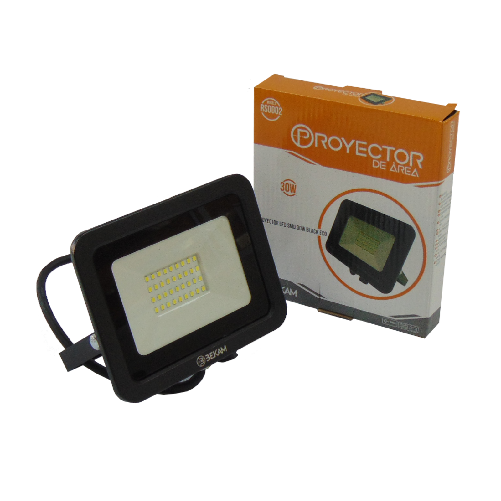 Proyectores Led Reflector LED SMD 100W Black ECO 6500K Bekam 1 Proyectores Led Reflector LED SMD 100W Black ECO 6500K Bekam