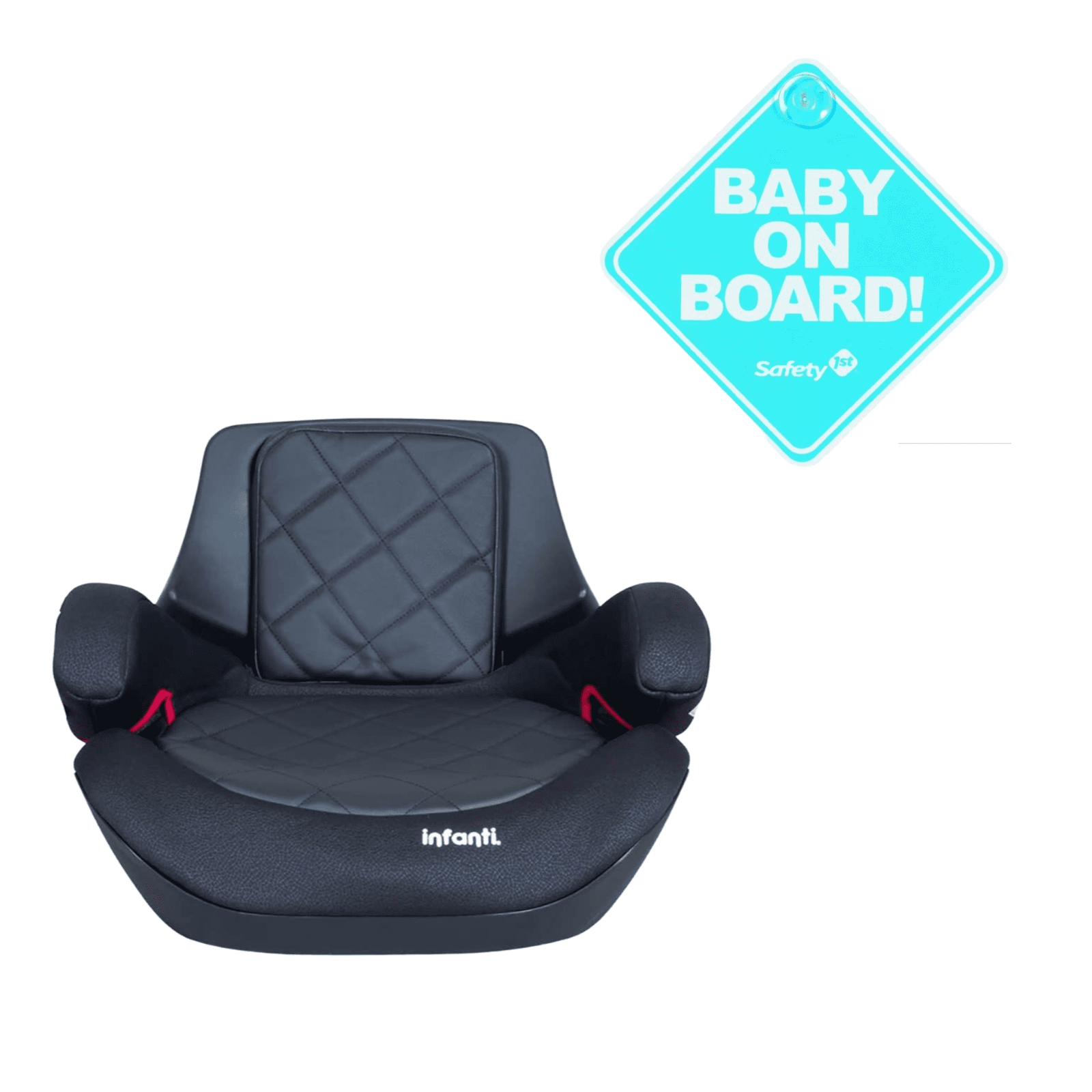 Silla Auto Alzador Go Isofix Black Stone letrero bebe 1 Silla Auto Alzador Go Isofix Black Stone letrero bebe
